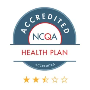 NCQA Accredited Logo – 2 1/2 Stars